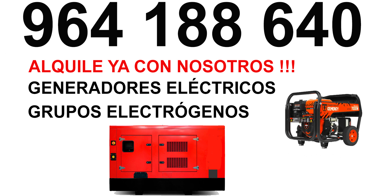 Energ&iacute;a port&aacute;til Grupos Electrógenos para Eventos Rossell